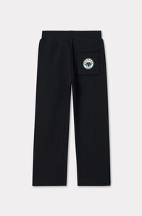 Festive embroidered jogging trousers - Black
