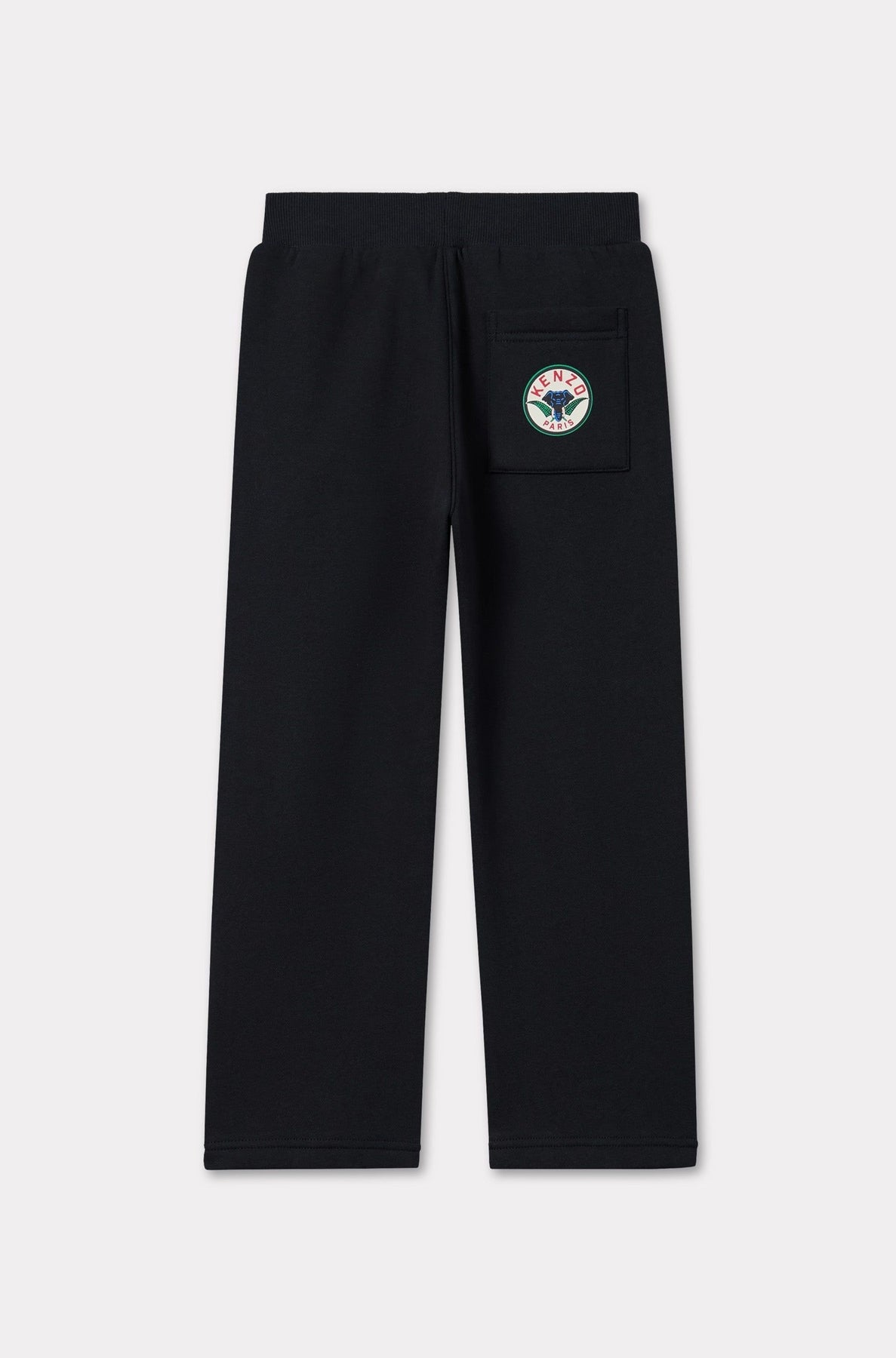 Festive embroidered jogging trousers - Black
