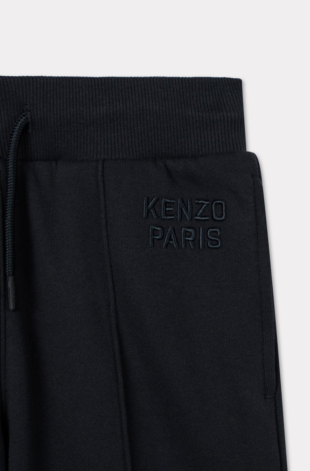 Festive embroidered jogging trousers - Black
