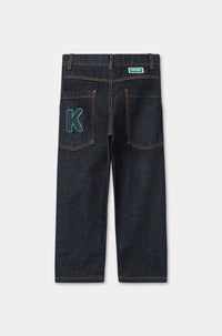 Festive embroidered jeans - Black