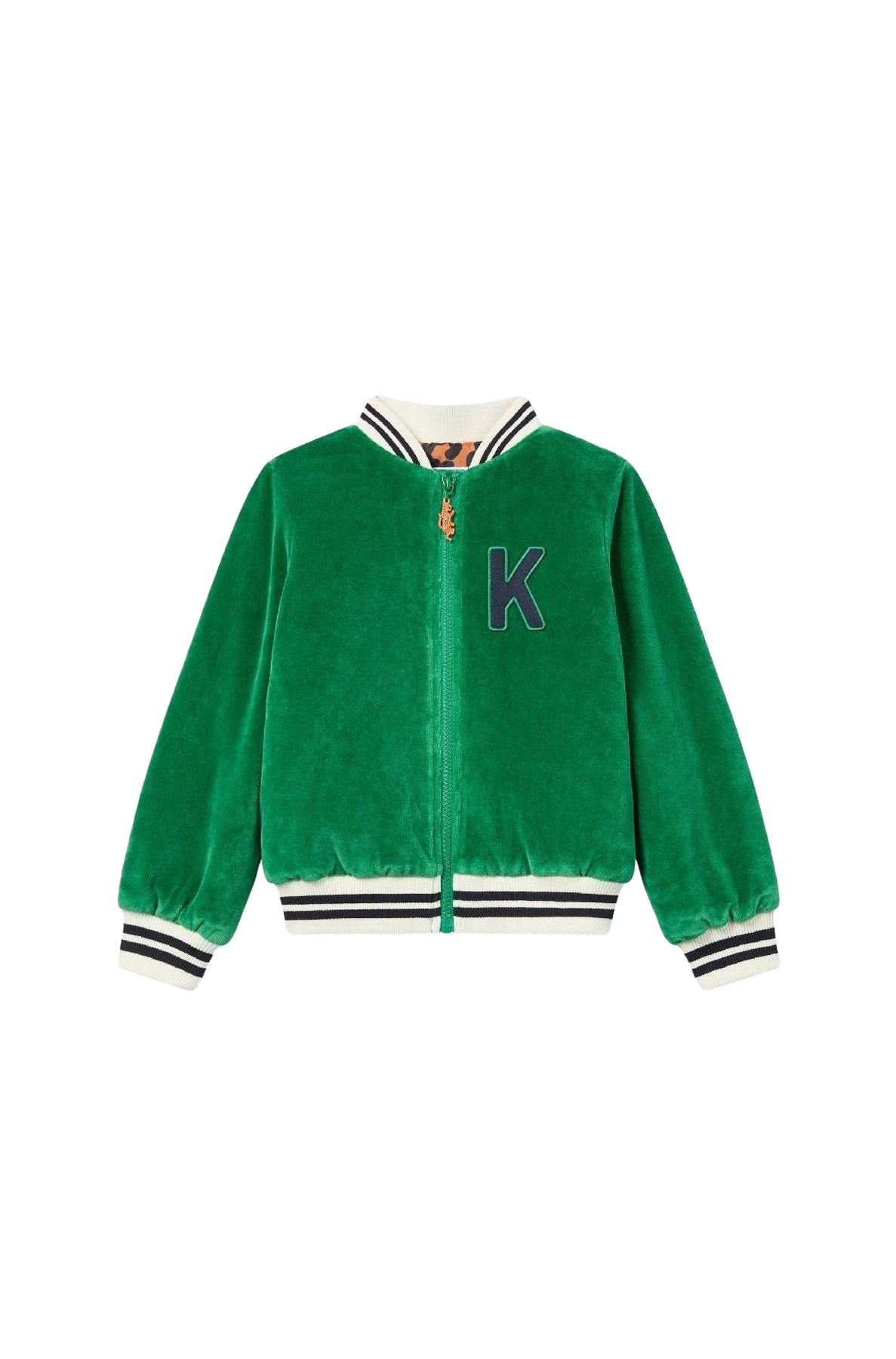 Festive embroidered jacket - Bottle Green