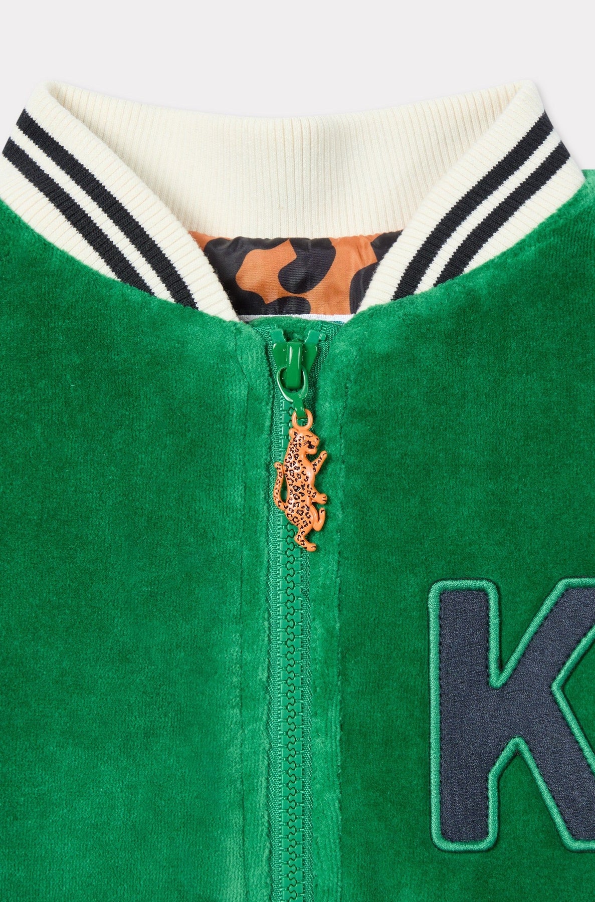 Festive embroidered jacket - Bottle Green