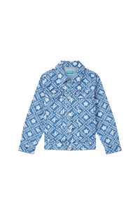 Embroidered jacket - Blue