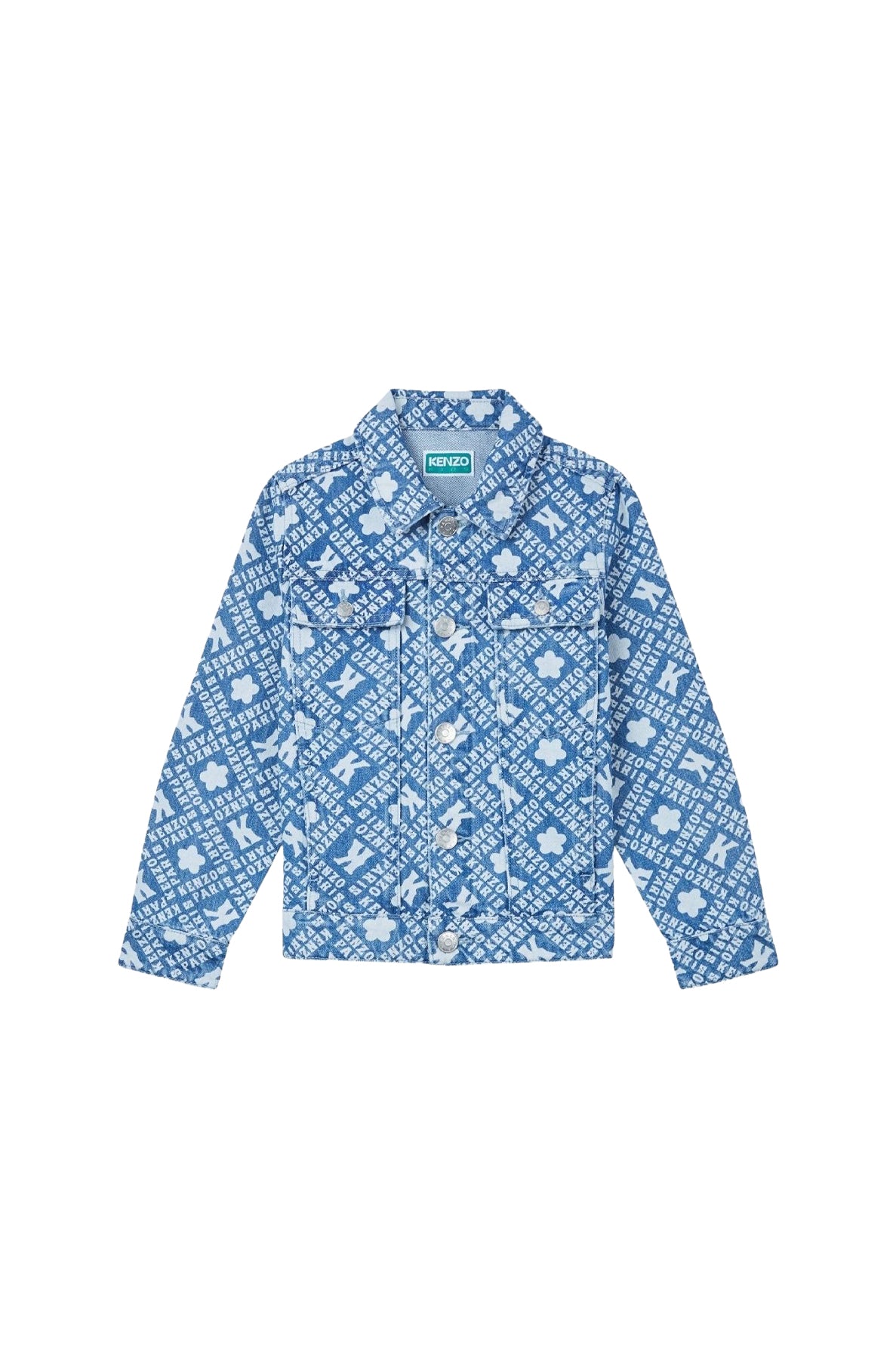 Embroidered jacket - Blue