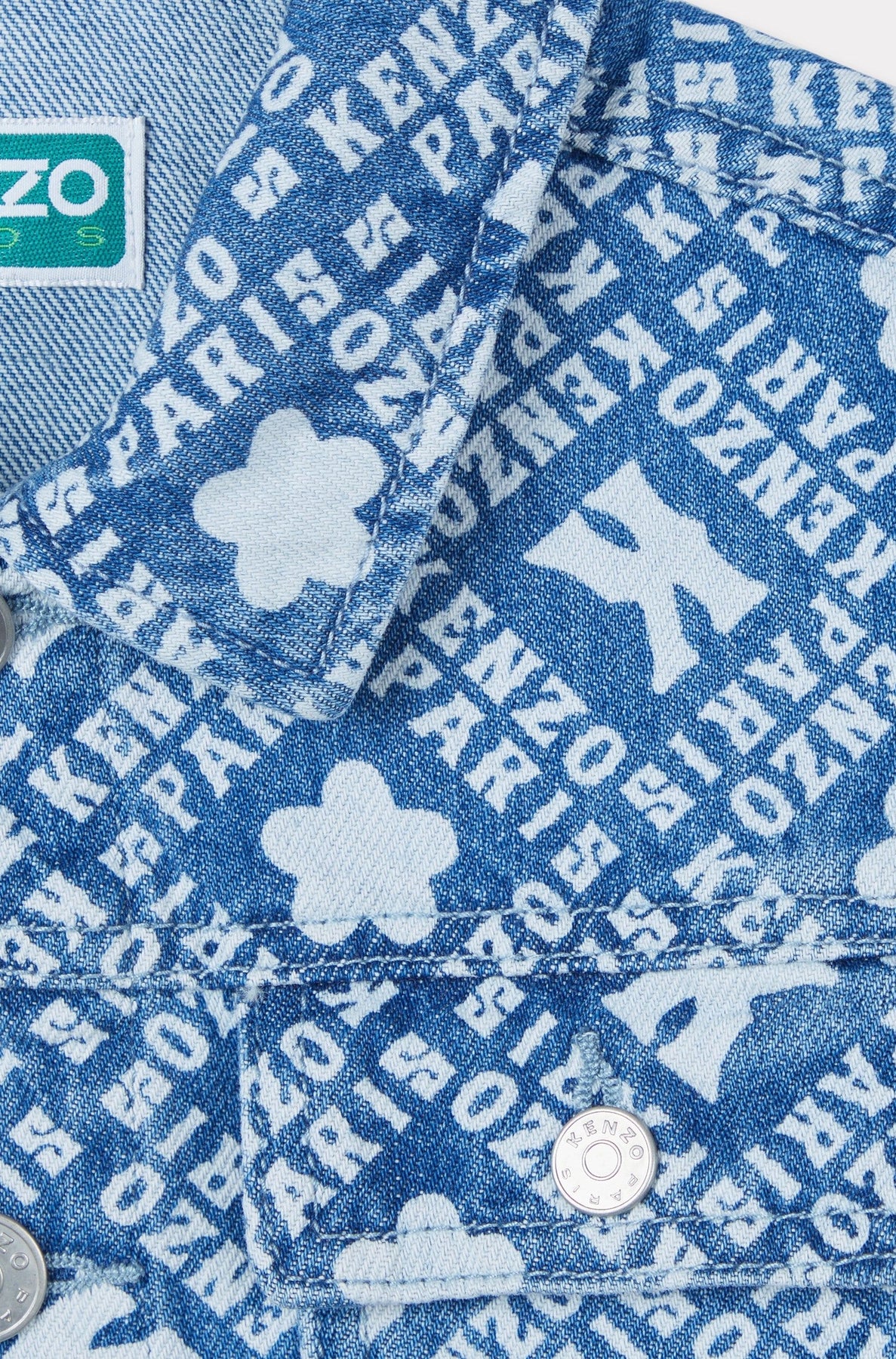 Embroidered jacket - Blue