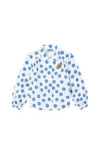 Blue Jungle printed shirt in cotton poplin - Blush