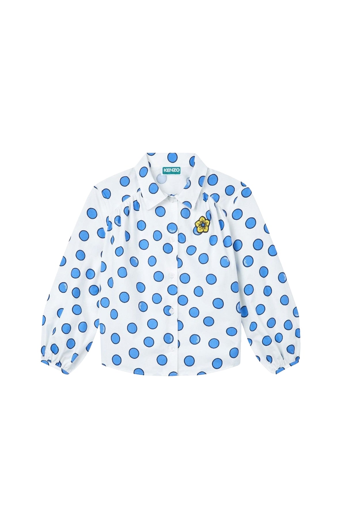 Blue Jungle printed shirt in cotton poplin - Blush
