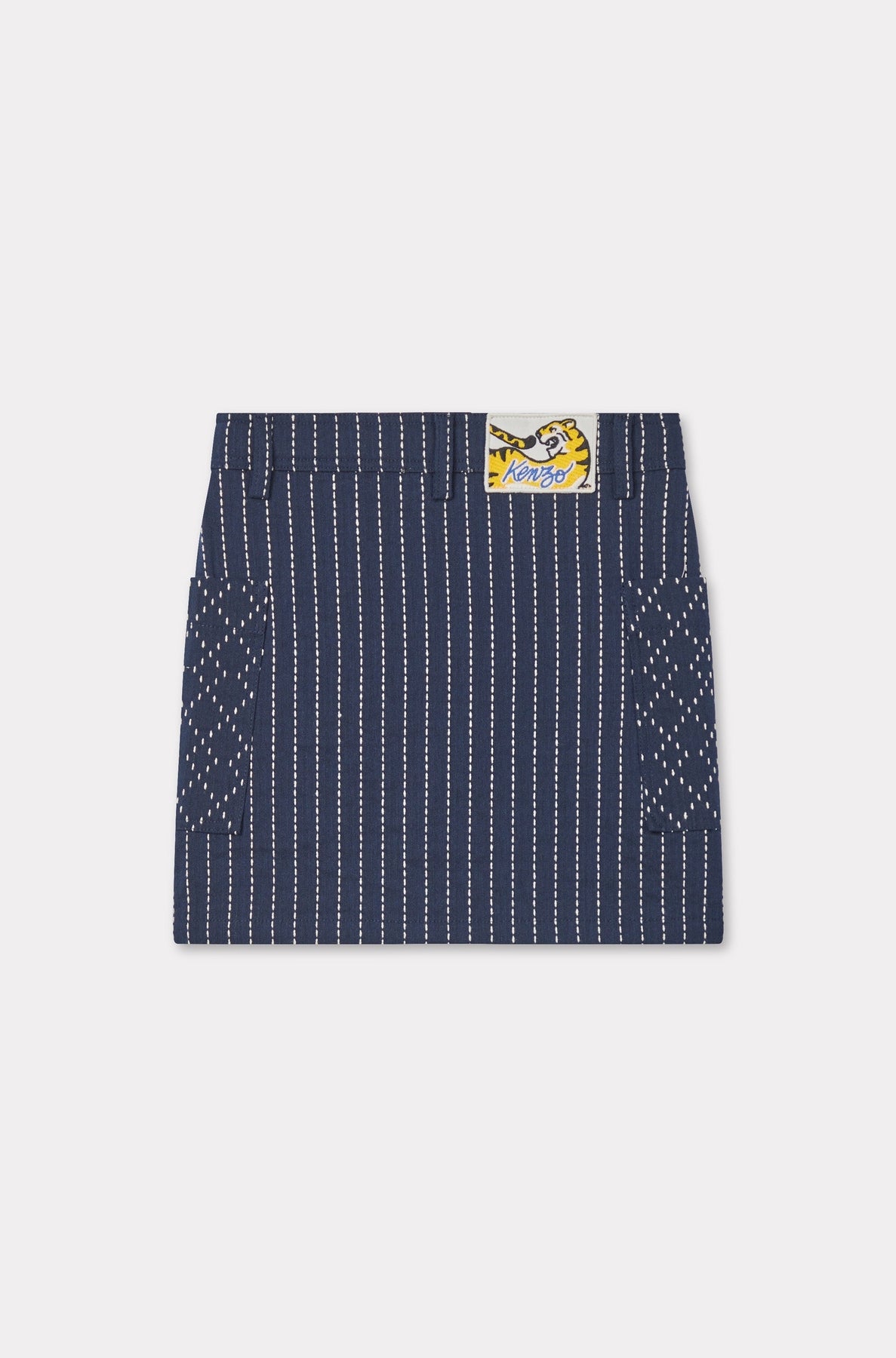 Blue Jungle pencil skirt - Blue Black
