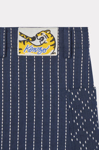 Blue Jungle pencil skirt - Blue Black