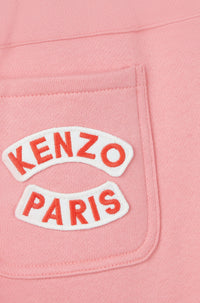 Kenzo Tour embroidered jogging trousers - Dark Pink