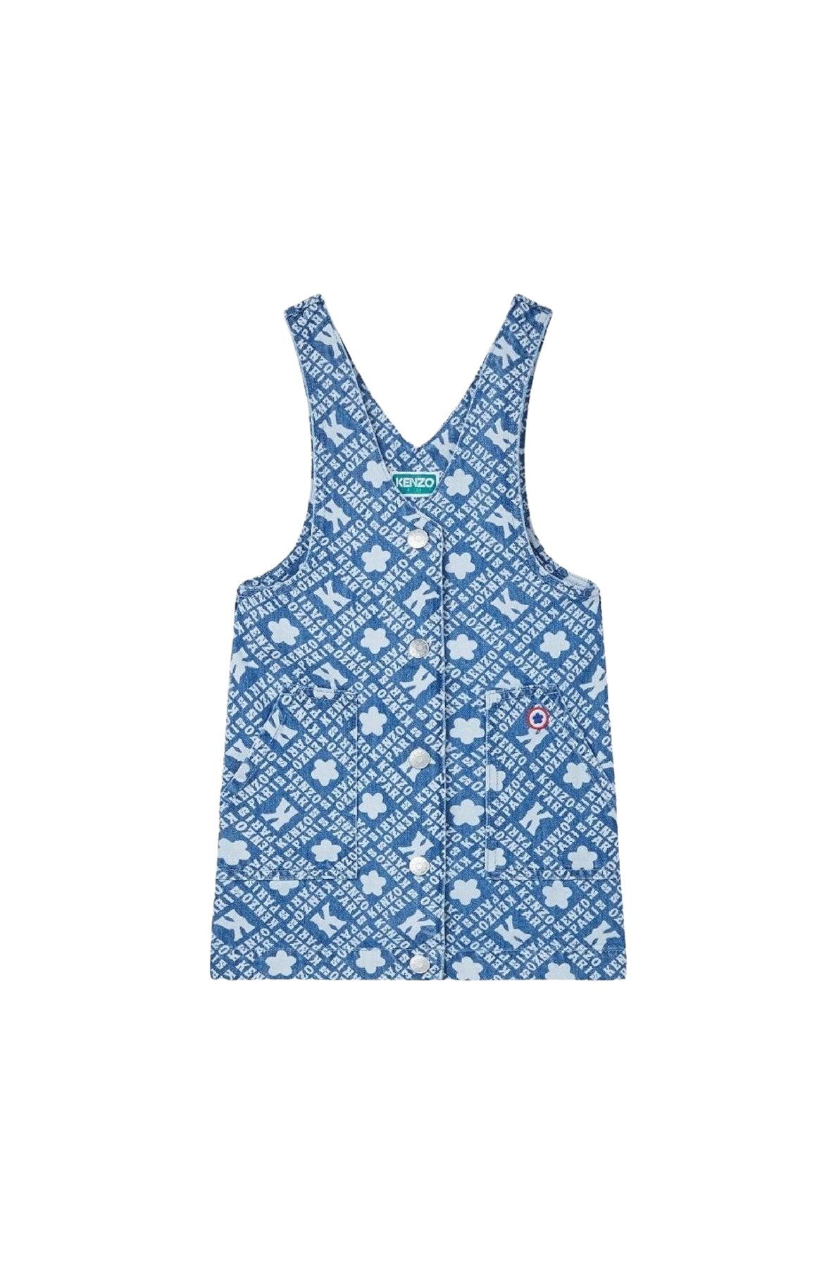 Robe brodée - Blue
