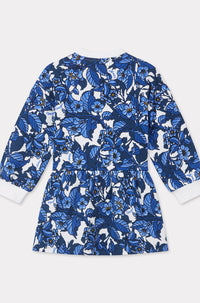 Blue Jungle cotton dress - Navy Blue