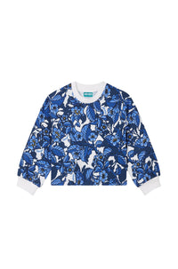 Blue Jungle cotton sweatshirt - Navy Blue