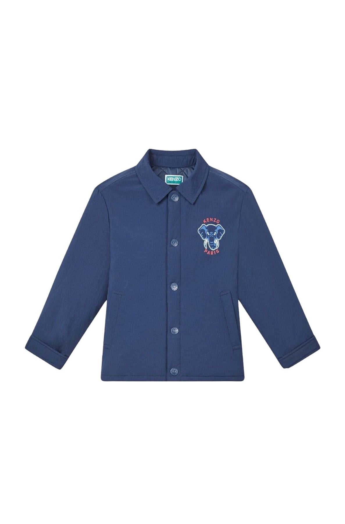 Press stud jacket - Blue Black