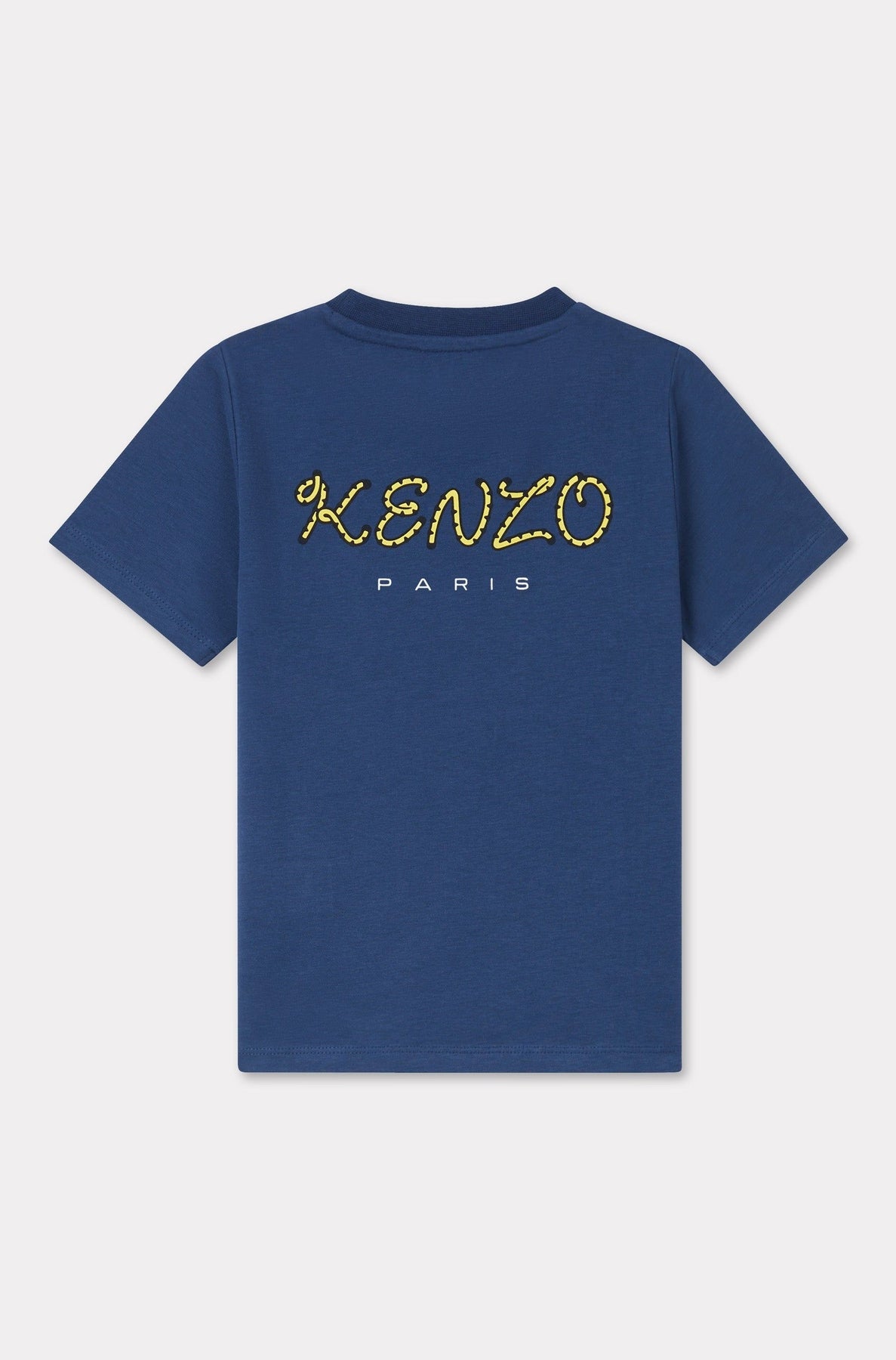 Embroidered T-shirt - Blue Black