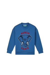 Embroidered sweatshirt - Blue