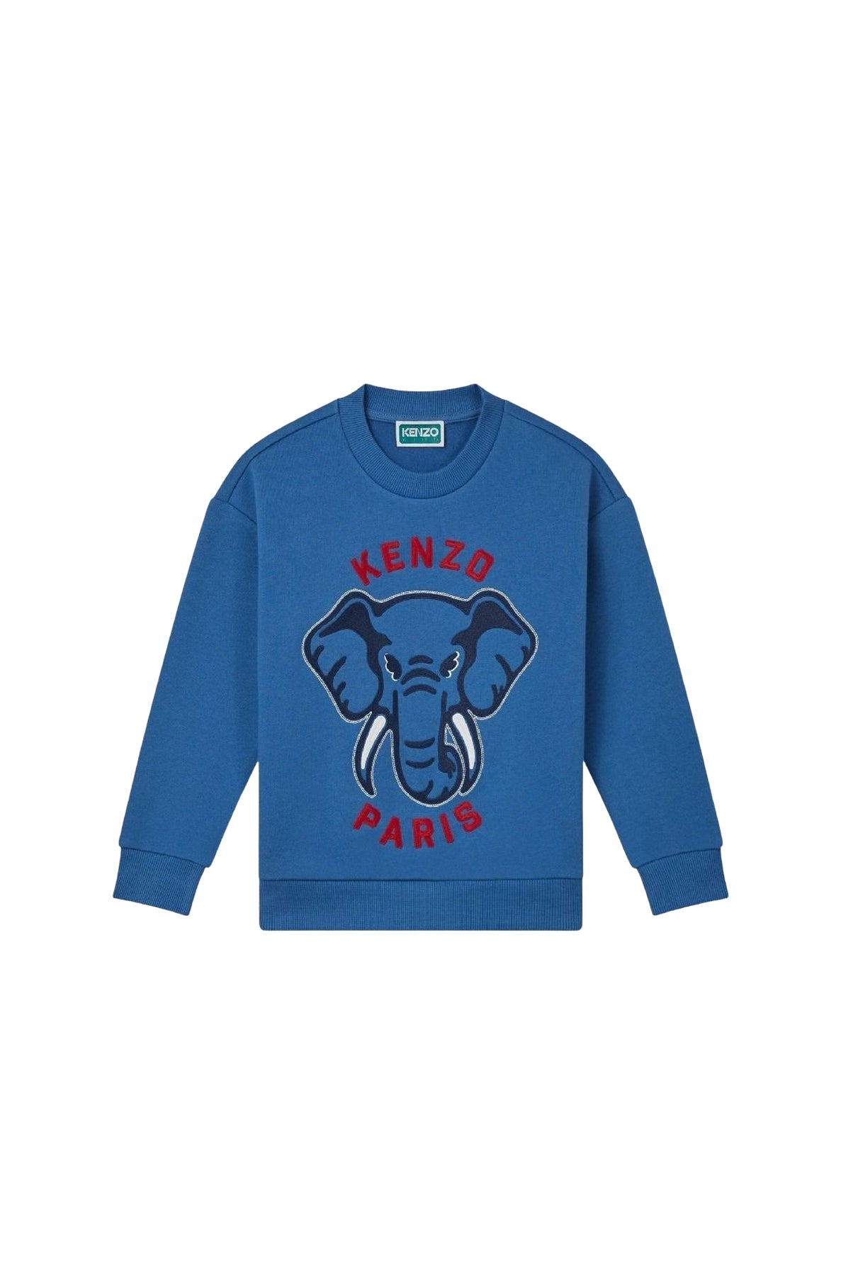 Embroidered sweatshirt - Blue