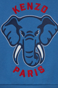 Embroidered sweatshirt - Blue