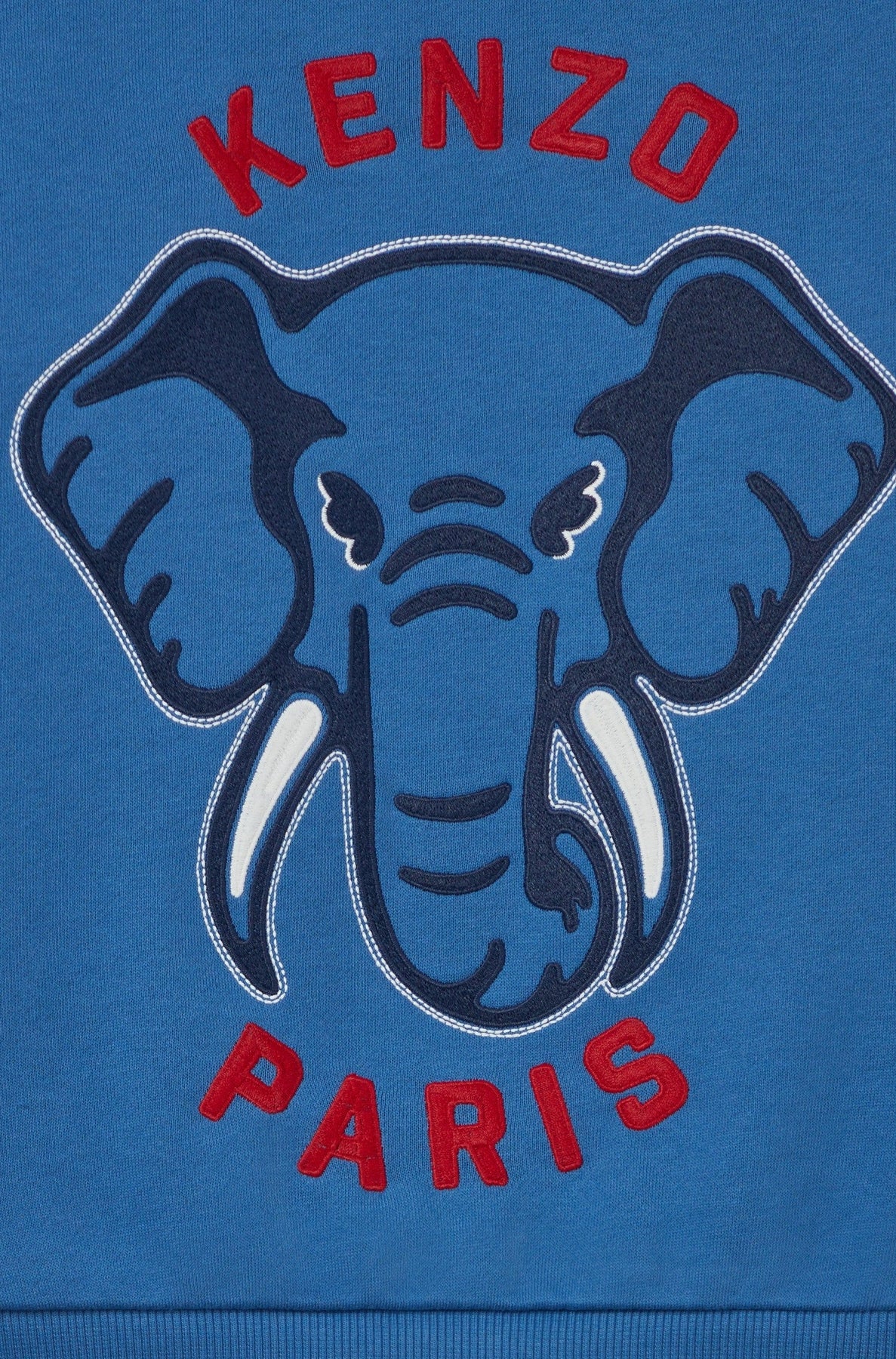 Embroidered sweatshirt - Blue