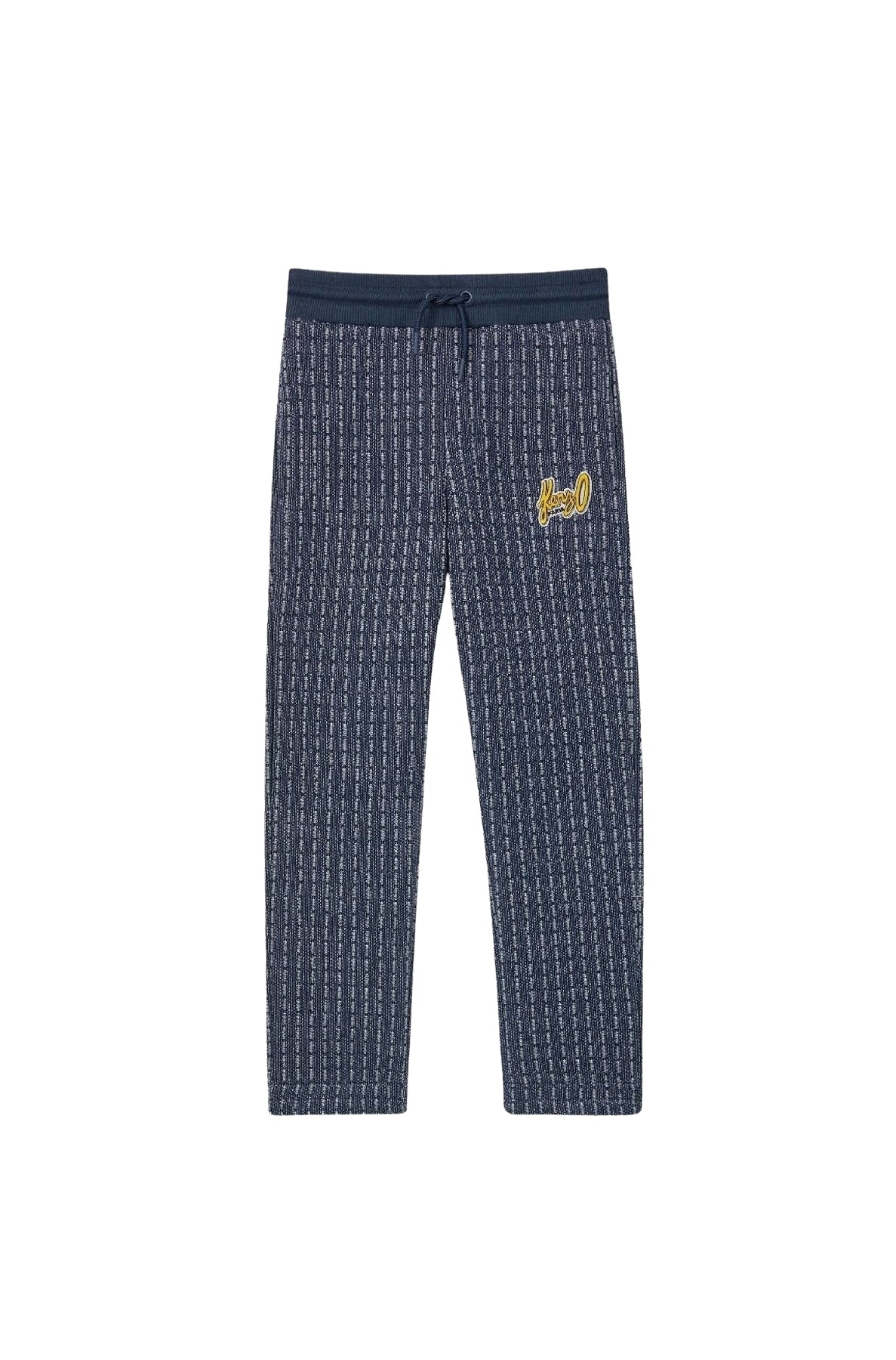 Pantalon de jogging brodé Blue Jungle - Blue Black