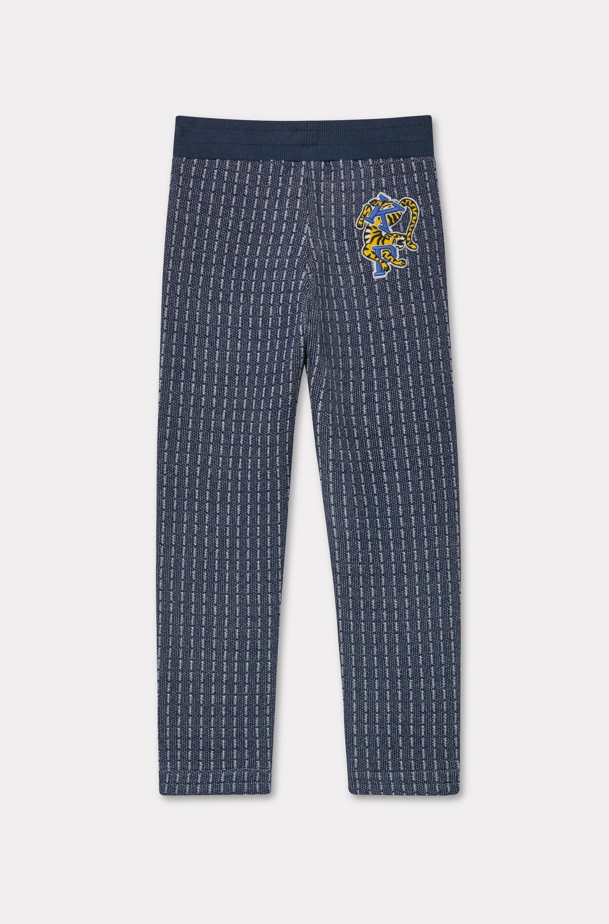 Pantalon de jogging brodé Blue Jungle - Blue Black