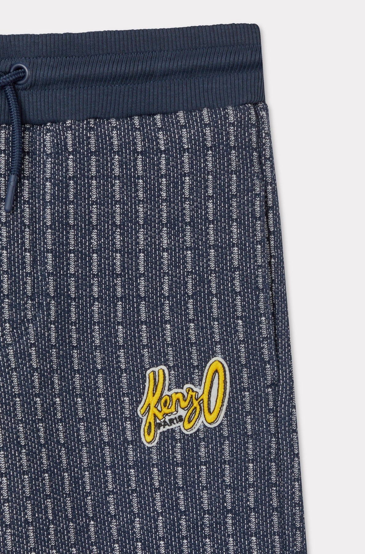 Pantalon de jogging brodé Blue Jungle - Blue Black