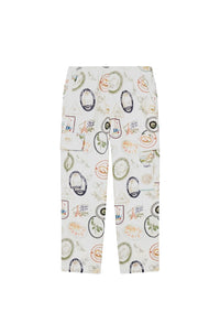 Pantalon imprimé Kenzo Tour - Off White