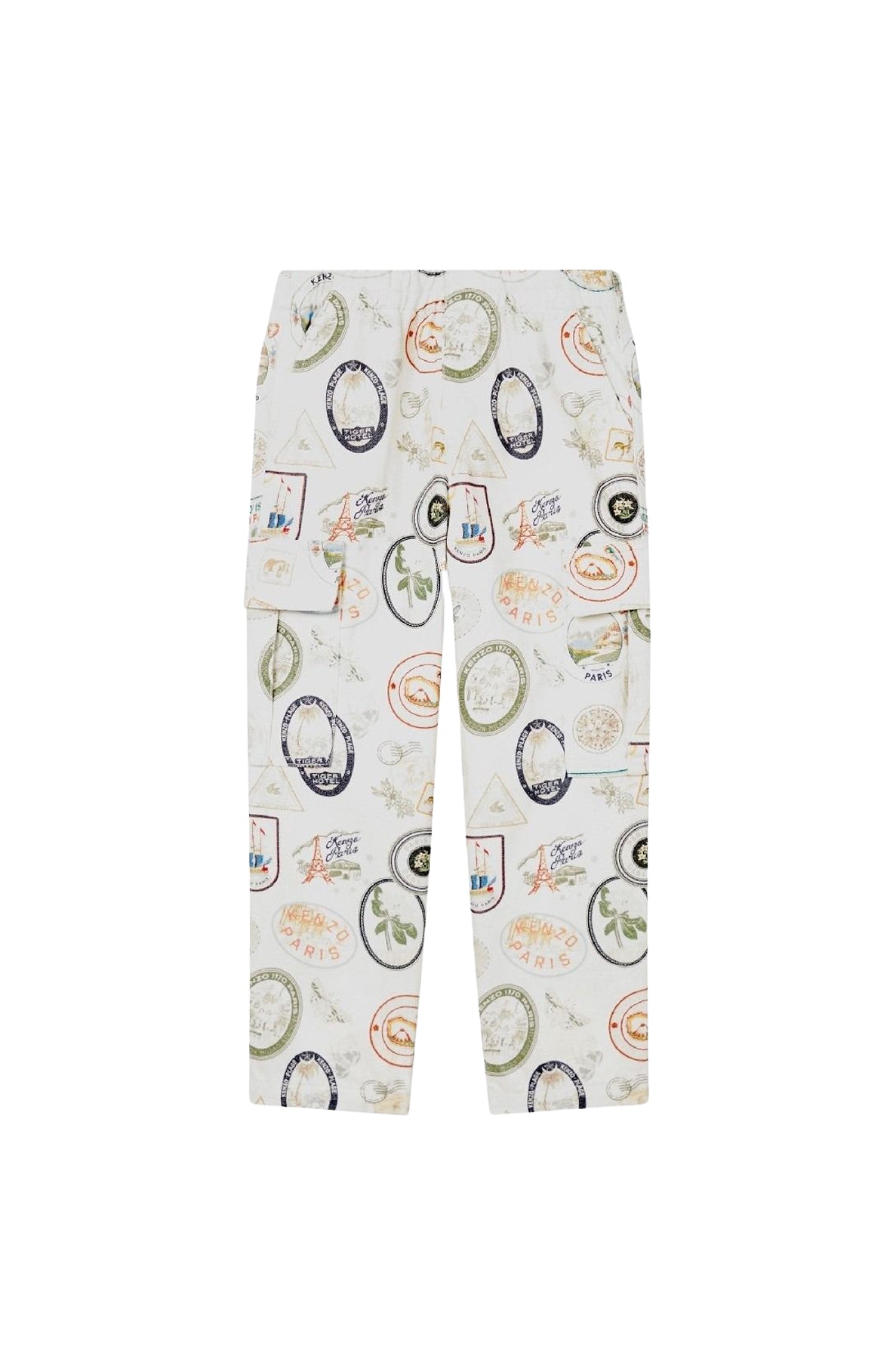 Pantalon imprimé Kenzo Tour - Off White