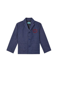 Embroidered set - Blue Black
