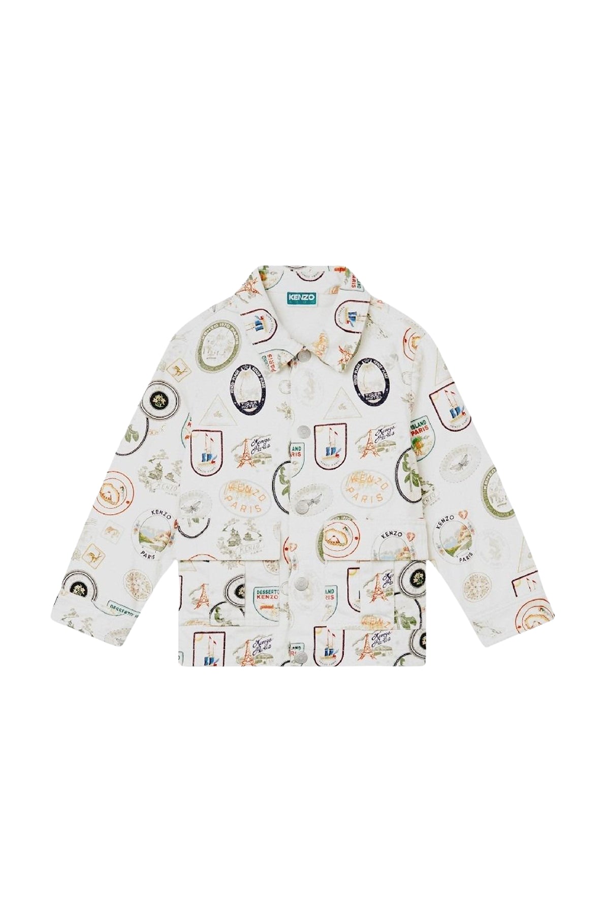 Veste imprimée Kenzo Tour - Off White