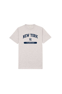T-shirt Yankees à impression - Heather Gray
