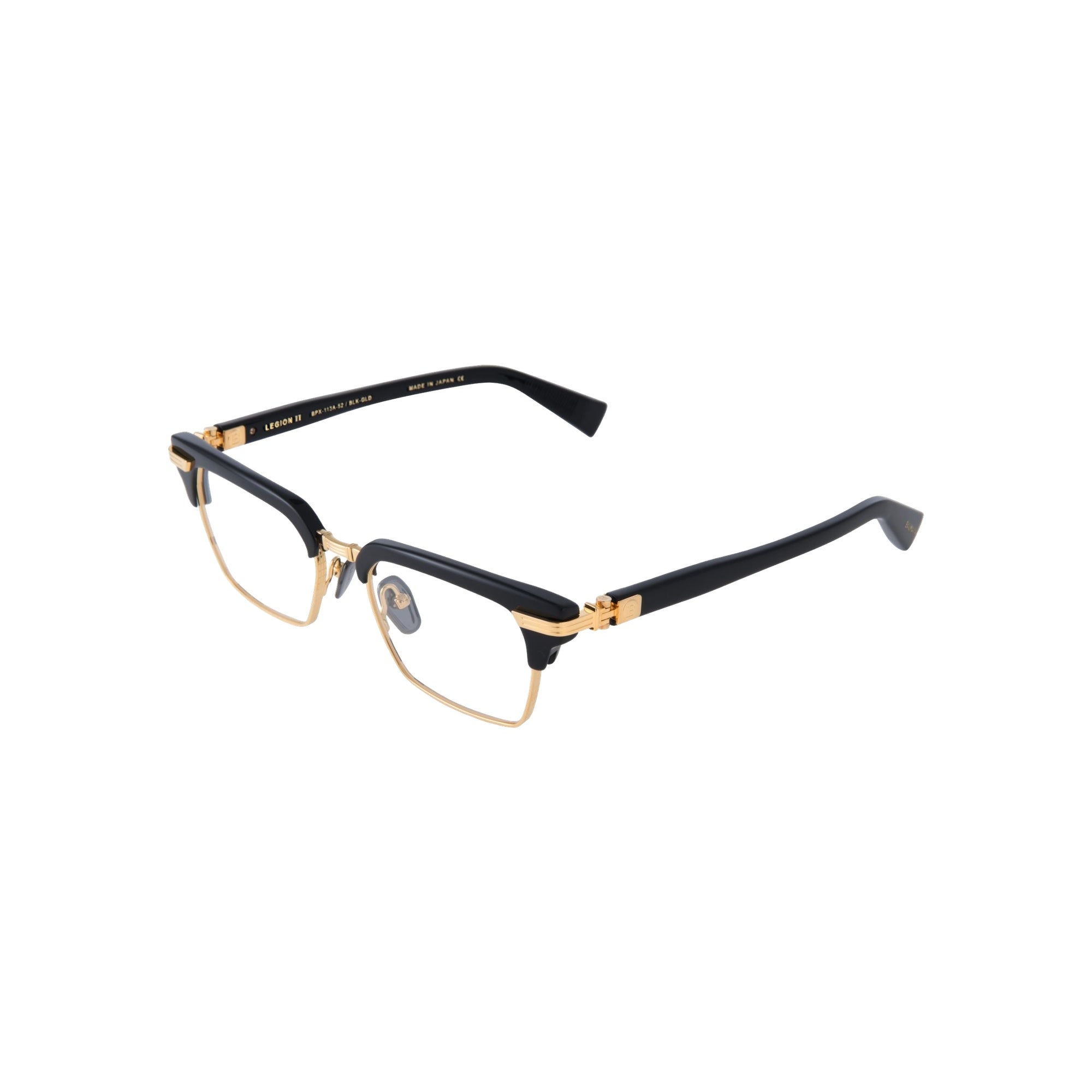 Lunettes de vue mixtes Legion II - Black & Gold