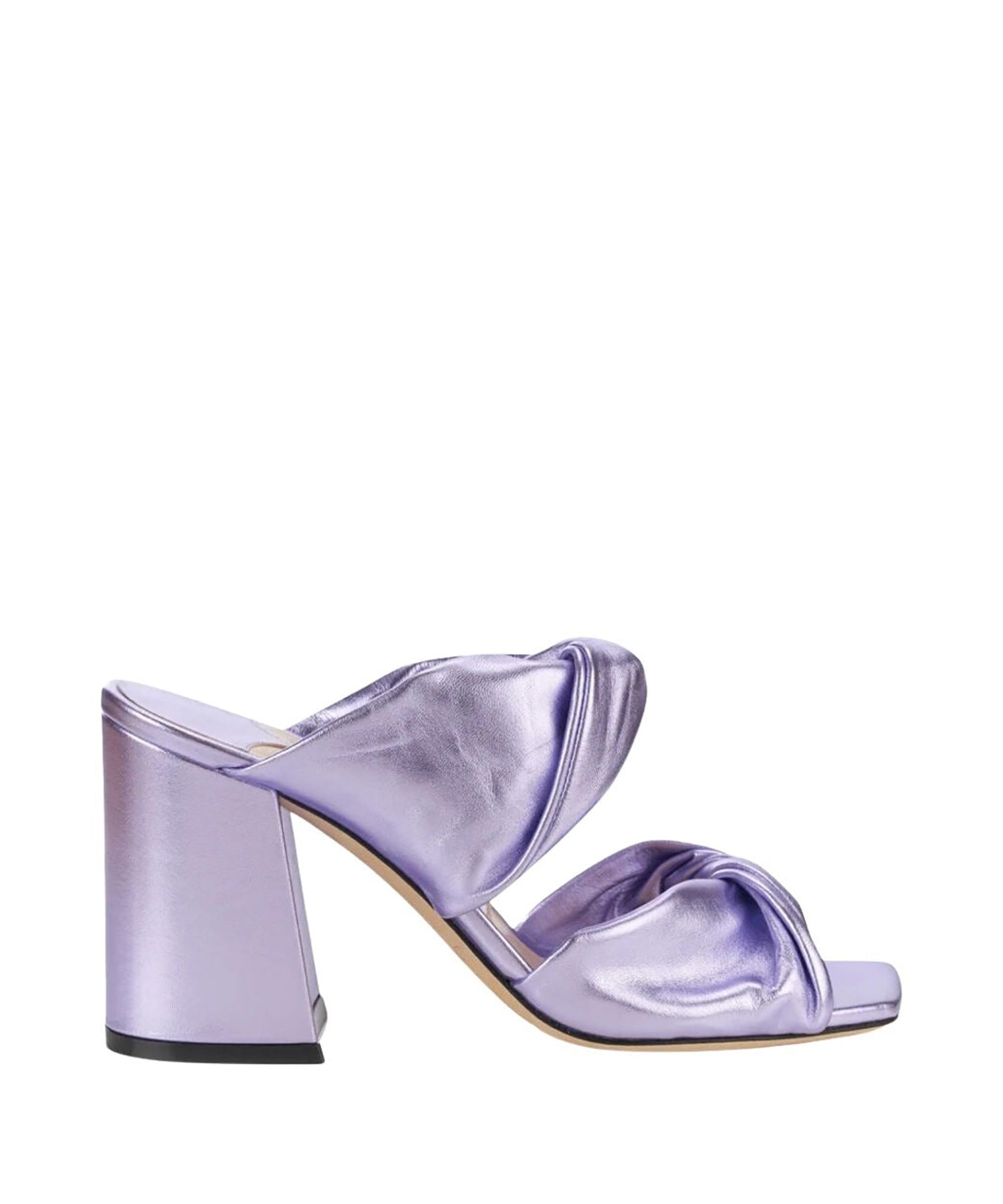 Mules Leilah 85 en cuir - Lilac