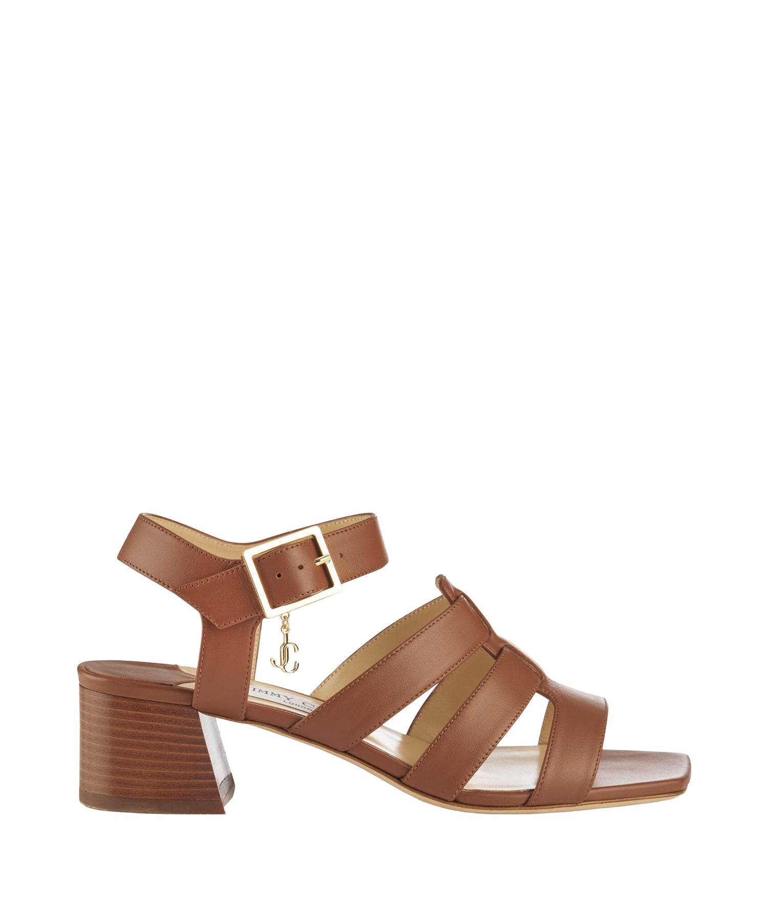 Leni 45 sandals in leather - Tan