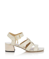 Sandales Leni 45 en cuir - Milk