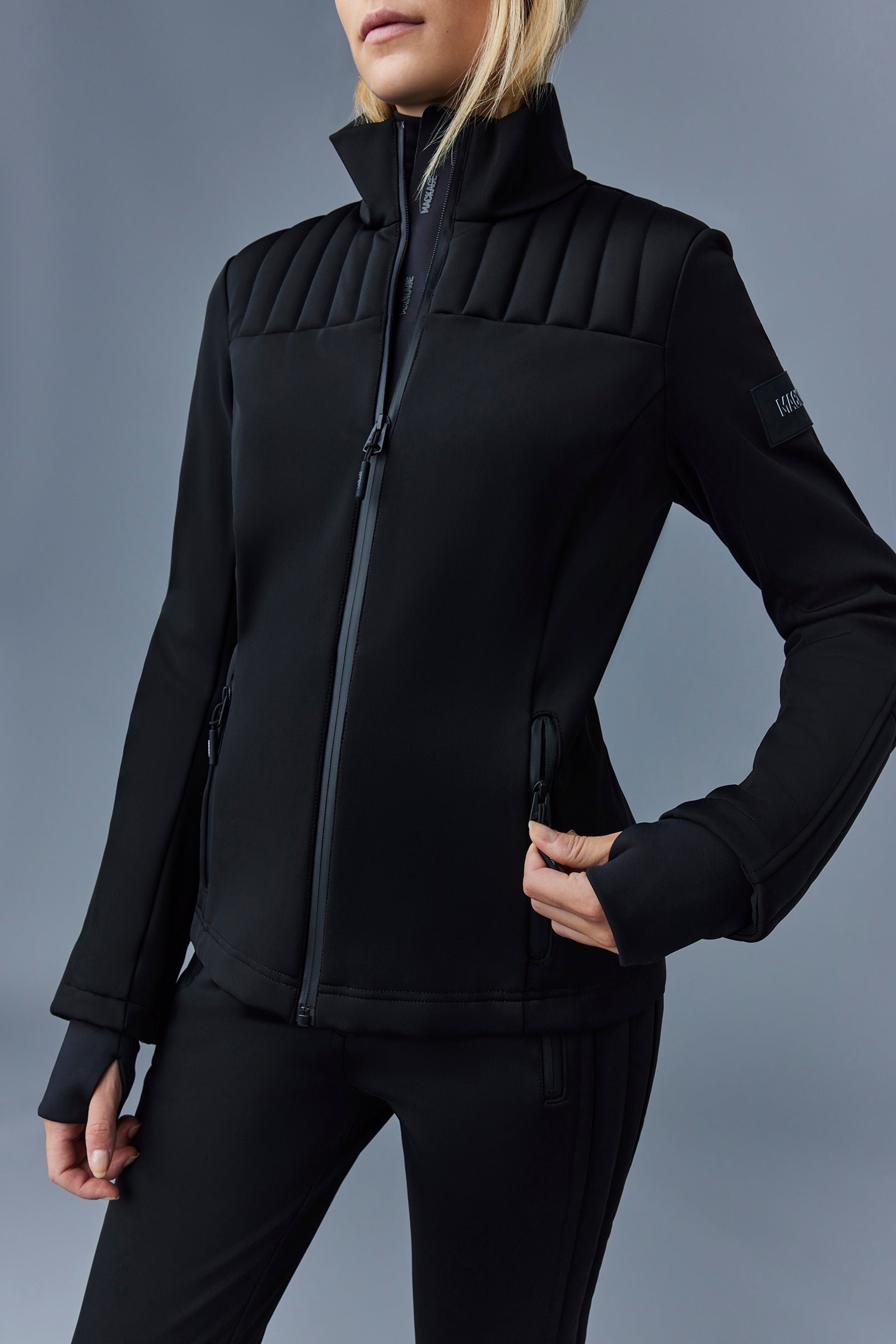 Veste Lenora avec mitaines - Black