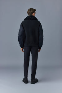 Veste bomber Leonard en laine - Black