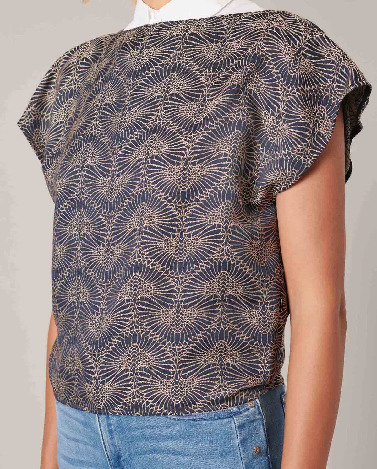 Indigo Blue / Blouse Leo