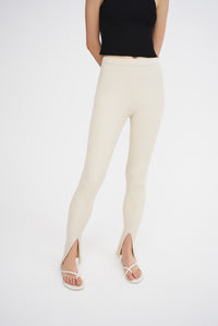 Legging Leo fendu - Cream