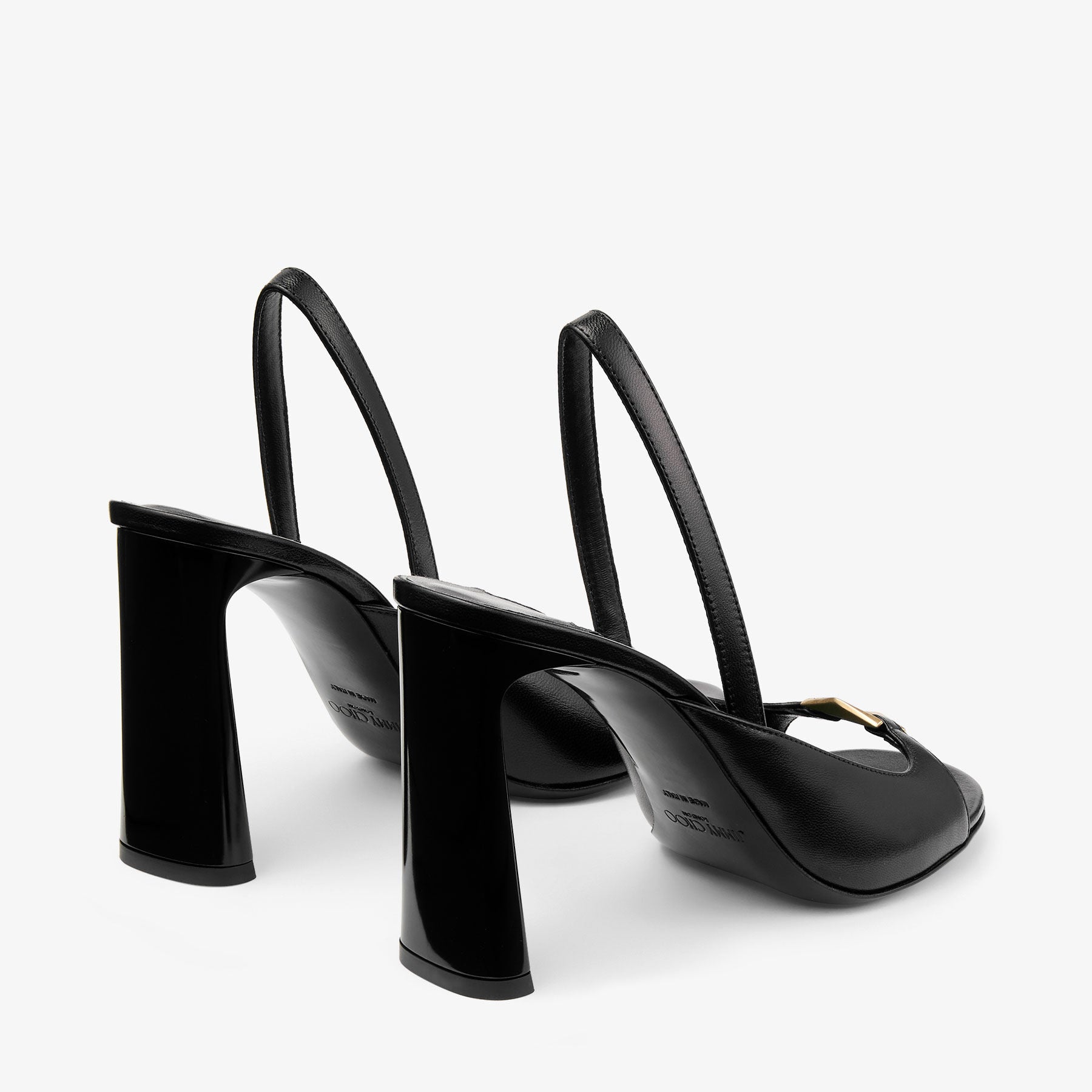 Sandales Lev 95 en daim - Black & Gold
