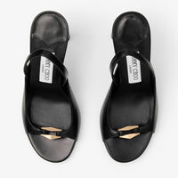 Sandales Lev 95 en daim - Black & Gold