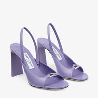 Sandales Lev 95 en cuir tanzanite - Tanzanite & Antique Silver