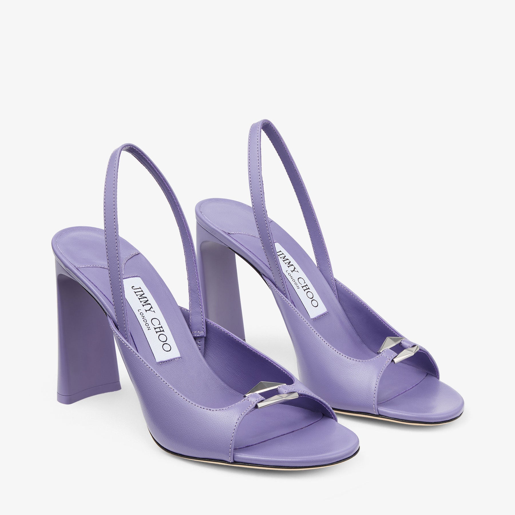 Sandales Lev 95 en cuir tanzanite - Tanzanite & Antique Silver