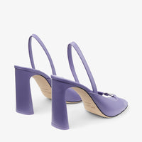 Sandales Lev 95 en cuir tanzanite - Tanzanite & Antique Silver