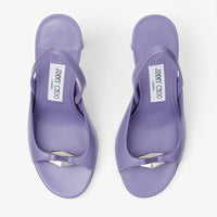 Sandales Lev 95 en cuir tanzanite - Tanzanite & Antique Silver