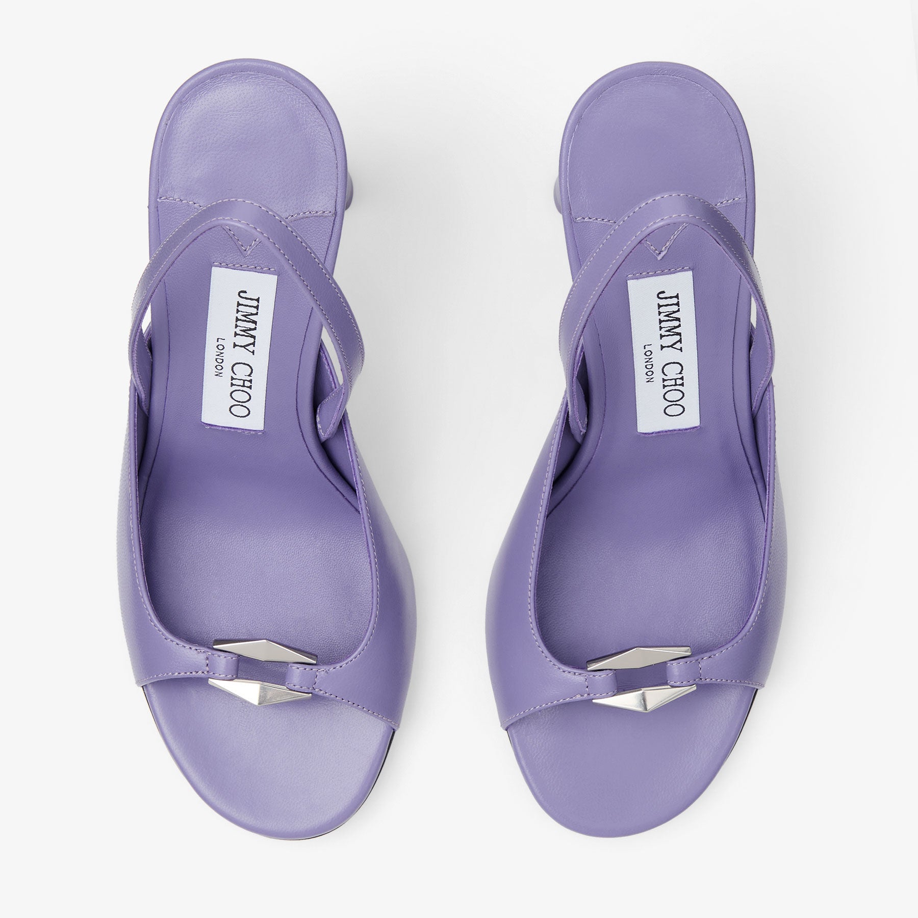 Sandales Lev 95 en cuir tanzanite - Tanzanite & Antique Silver