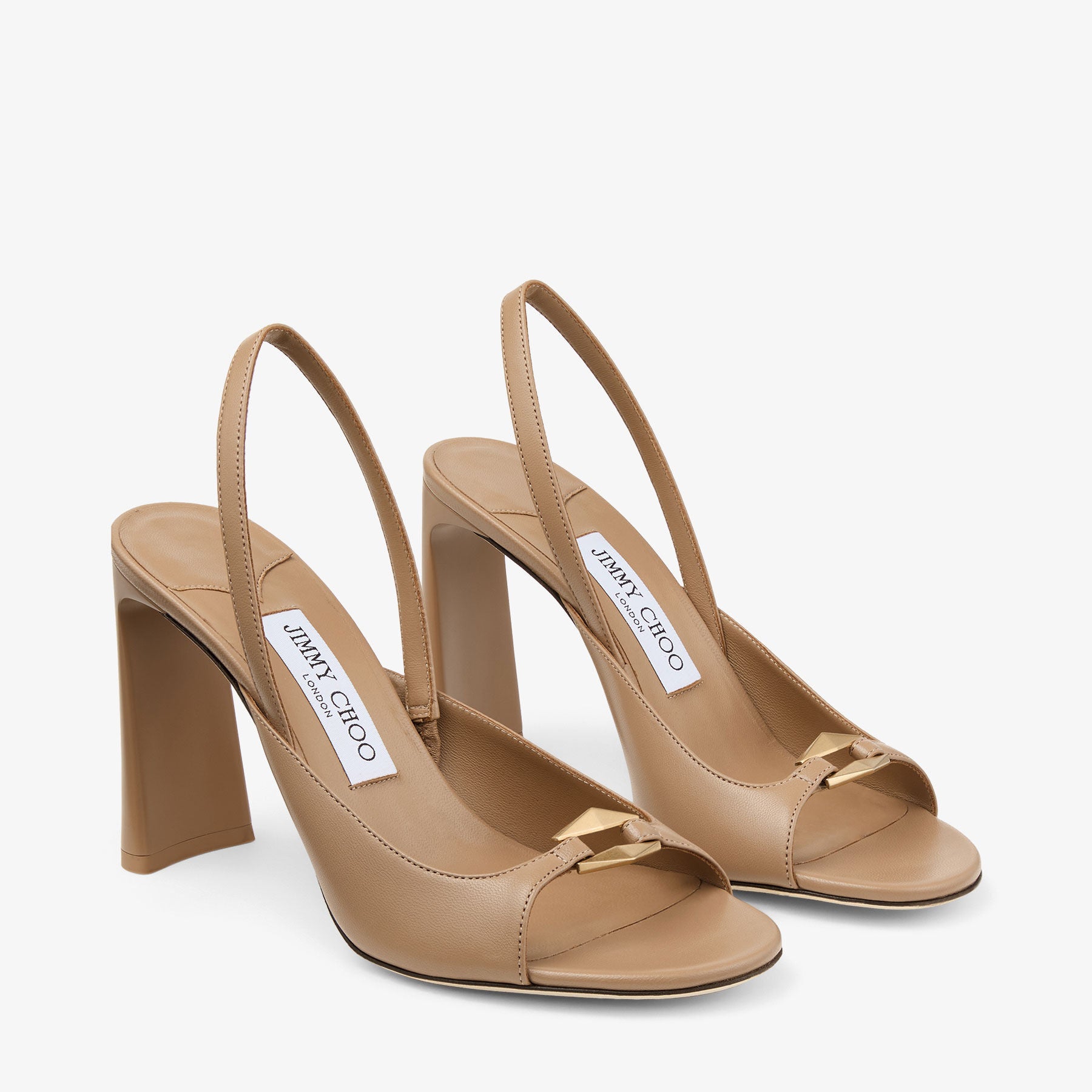Sandales Lev 95 en cuir biscuit - Biscuit & Gold