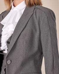 Veste Lexaneà revers doublé - Heather Grey