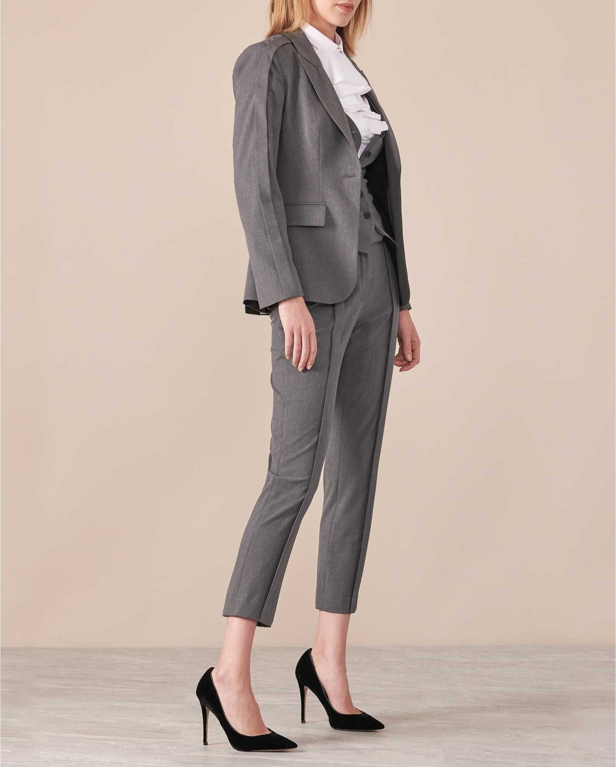 Veste Lexaneà revers doublé - Heather Grey
