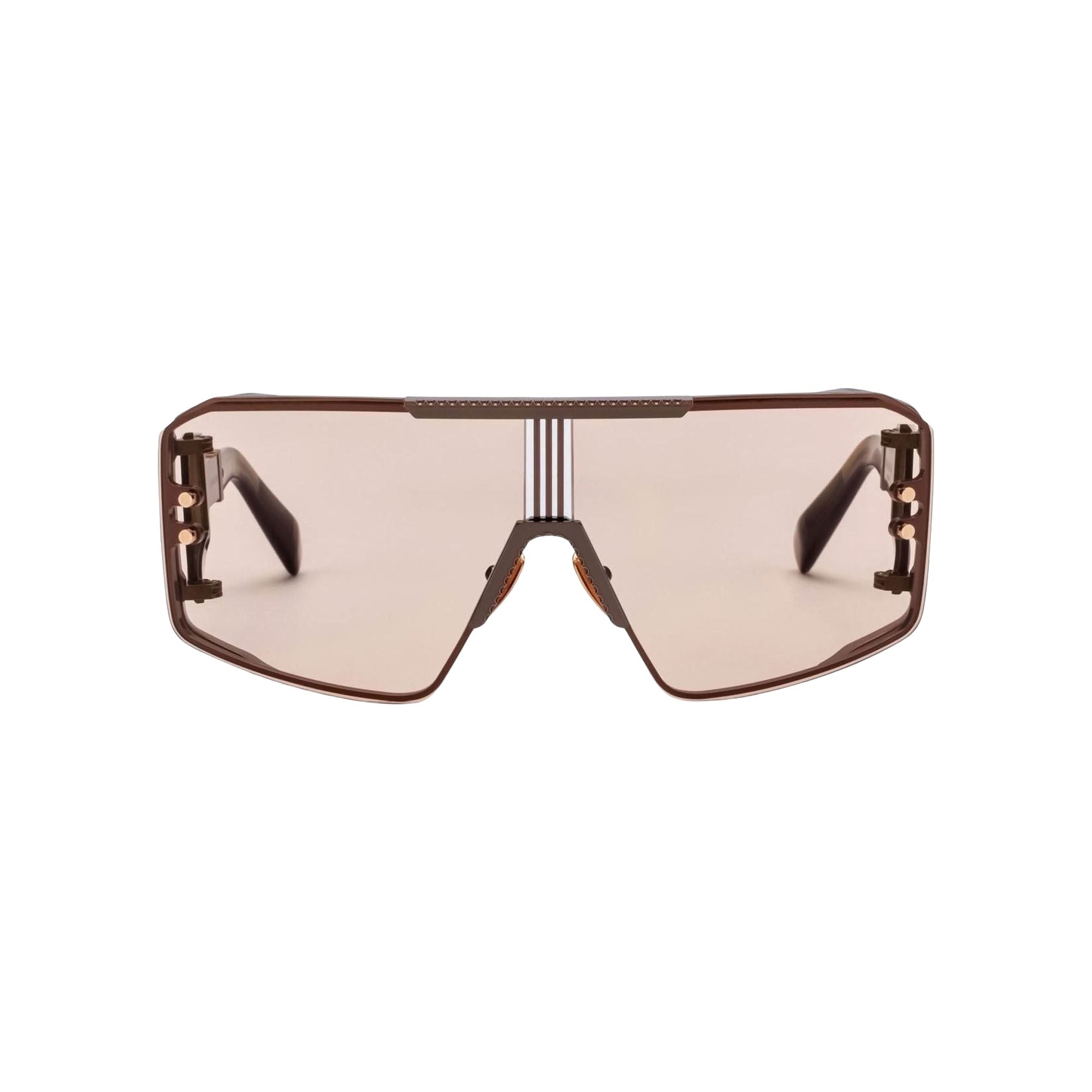 Lunettes de soleil mixtes Le Masque - Brown & Crystal